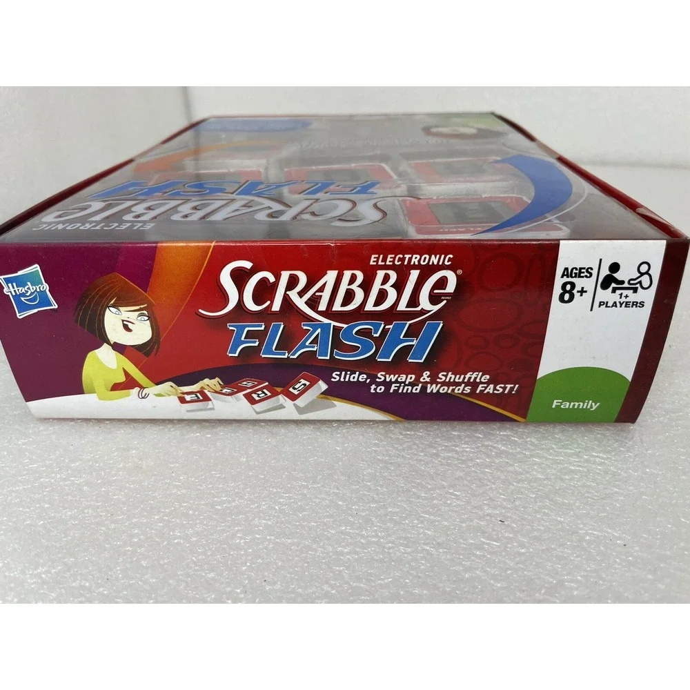 Scrabble Flash Electronic Game New Sealed 2010 Hasbro Parker Brothers Word NIB
